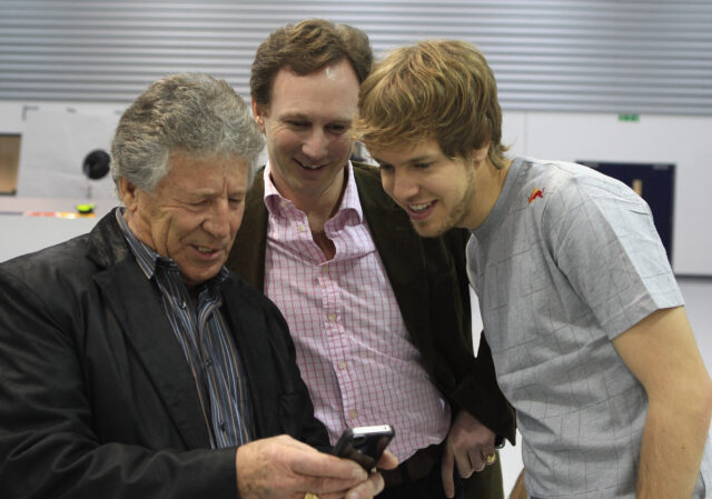 Mario Andretti visits Red Bull Racing Factory in Milton Keynes
